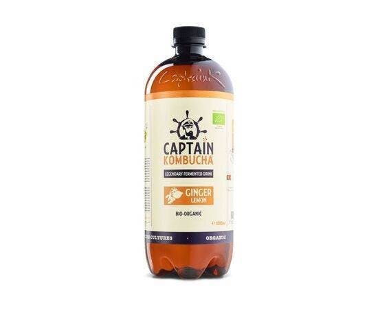 captain kombucha, plactic bottle 