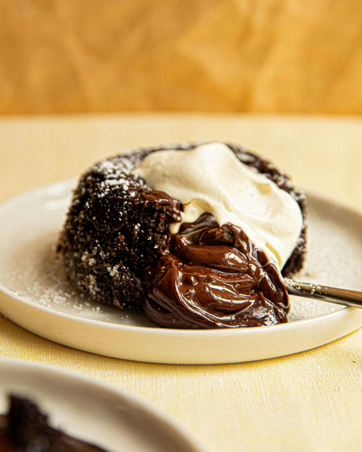 vegan chocolate fondant