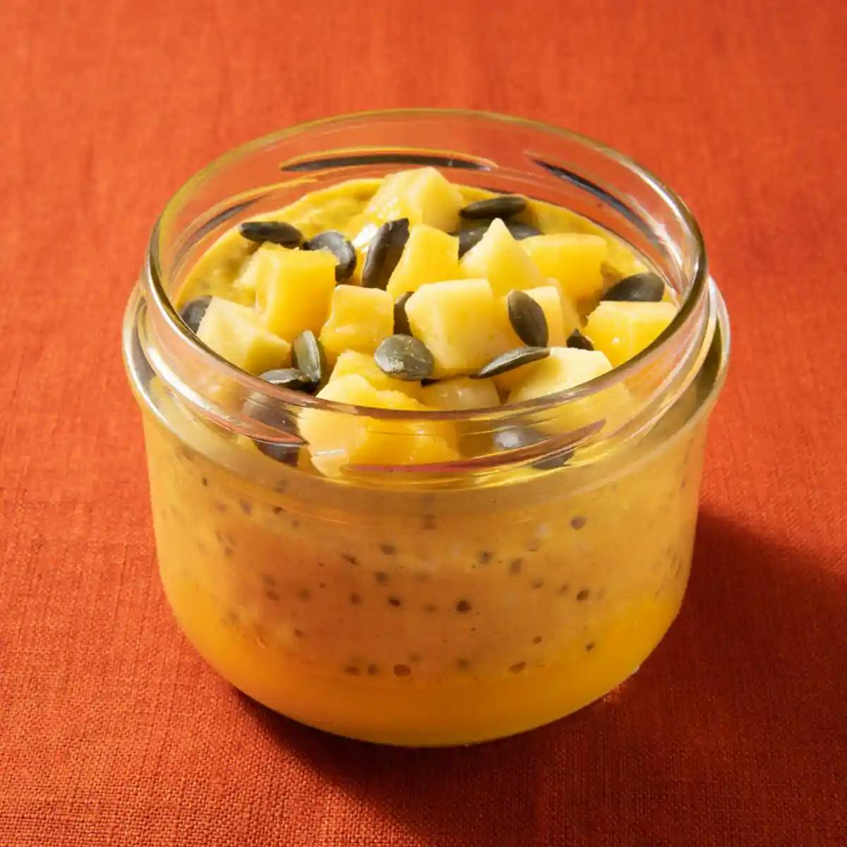 allplants mango and turmeric chia seed breakfast pot