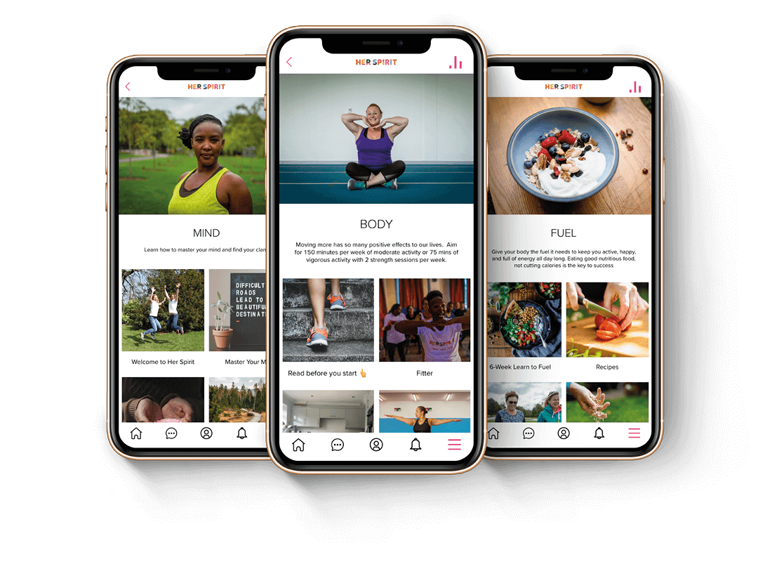 her spirit app on mobile