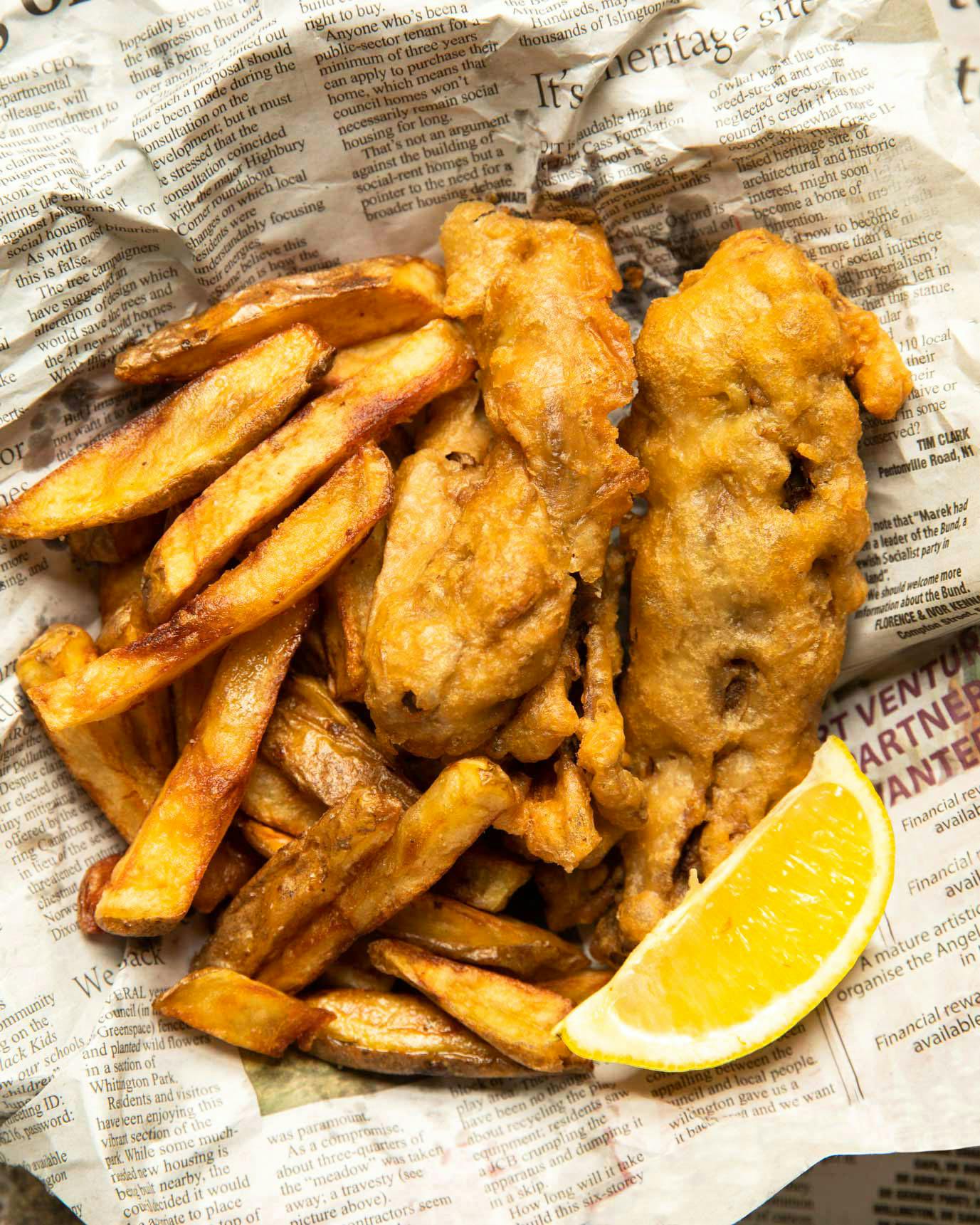 vegan fish and chips