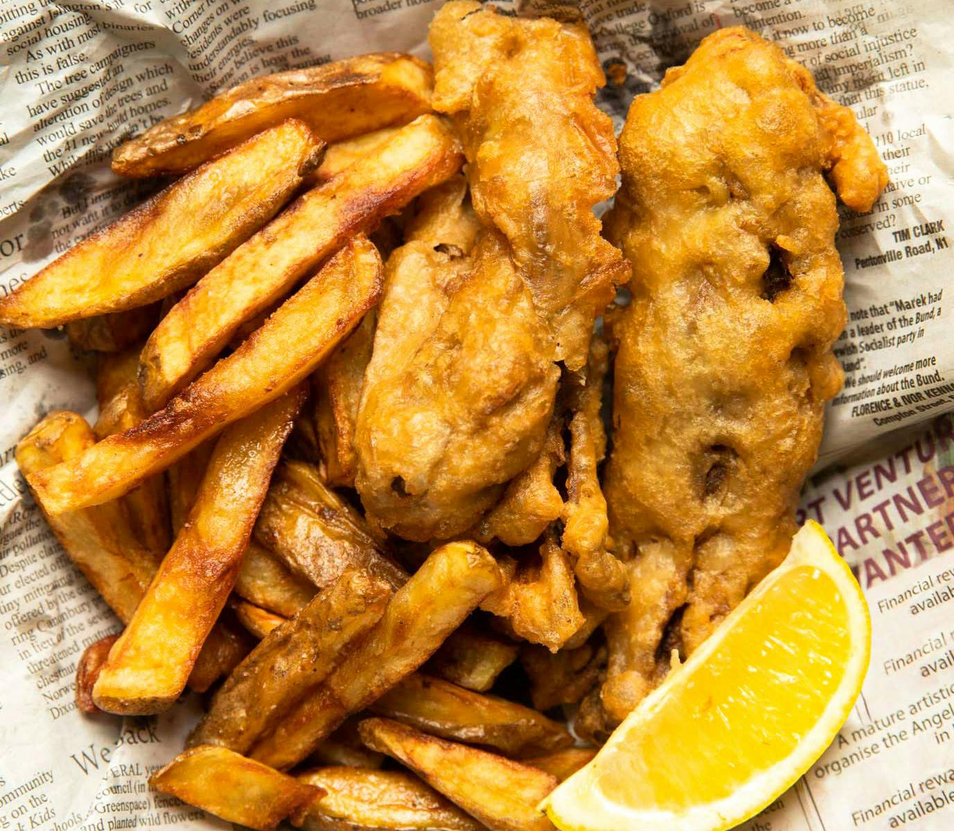 vegan fish and chips