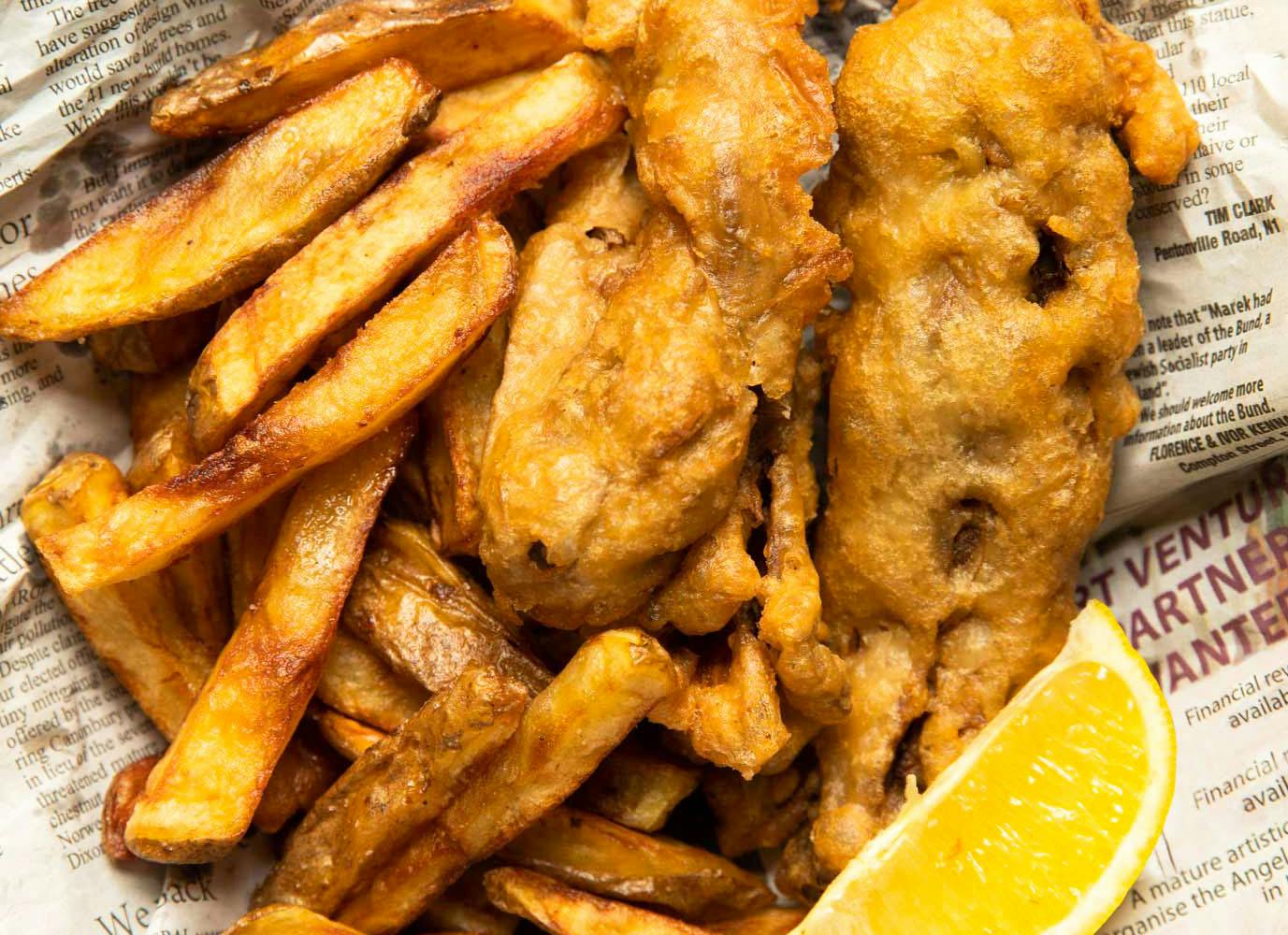 vegan fish and chips