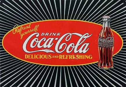 Retro Coca-Cola sign 