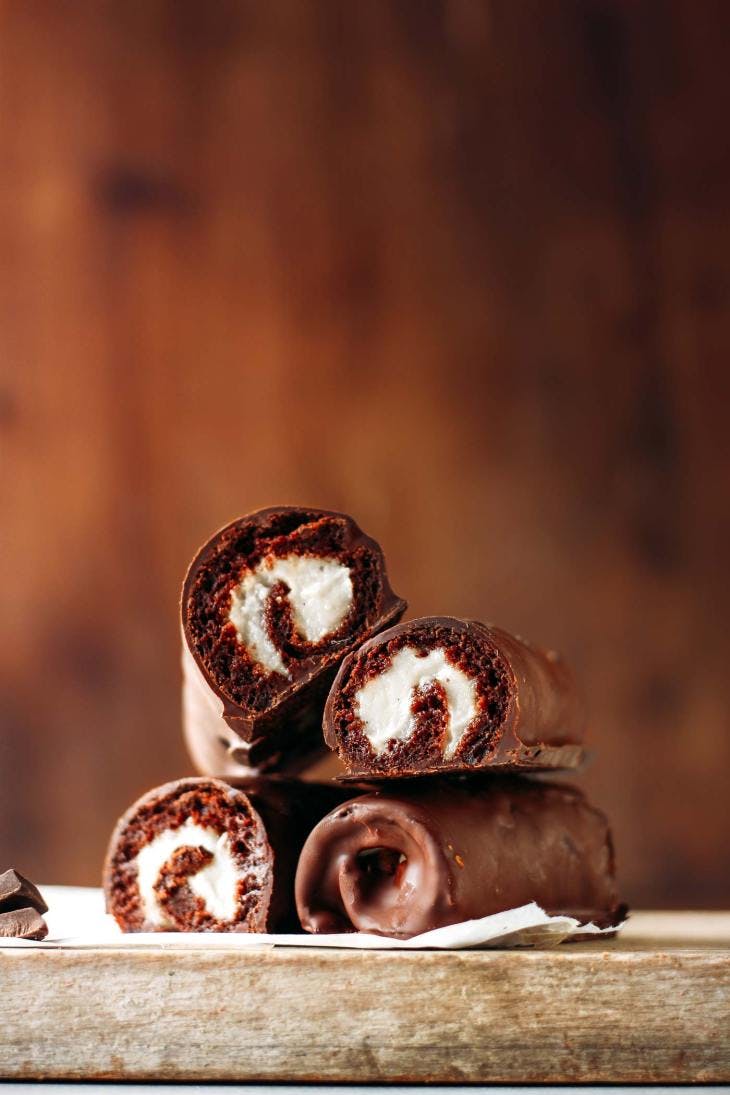 chocolate mini rolls