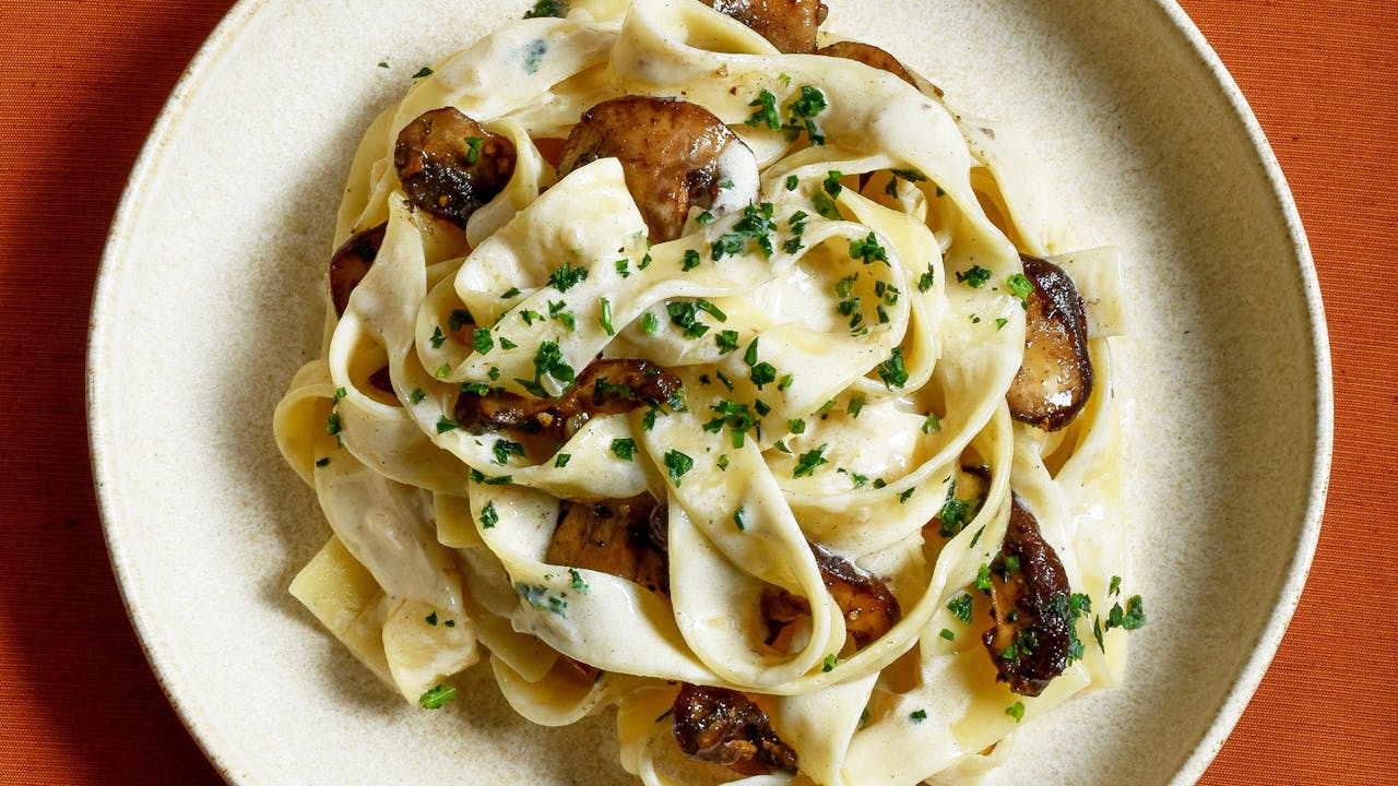 Truffle and Mushroom Pappardelle - allplants