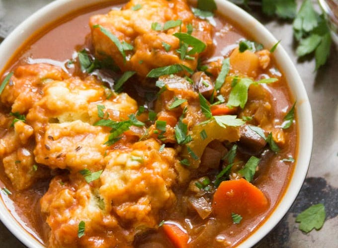 irish stew with dumplings