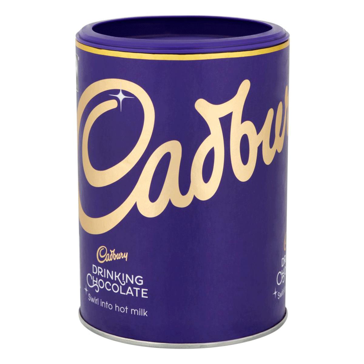 tub of Cadbury hot chocolate