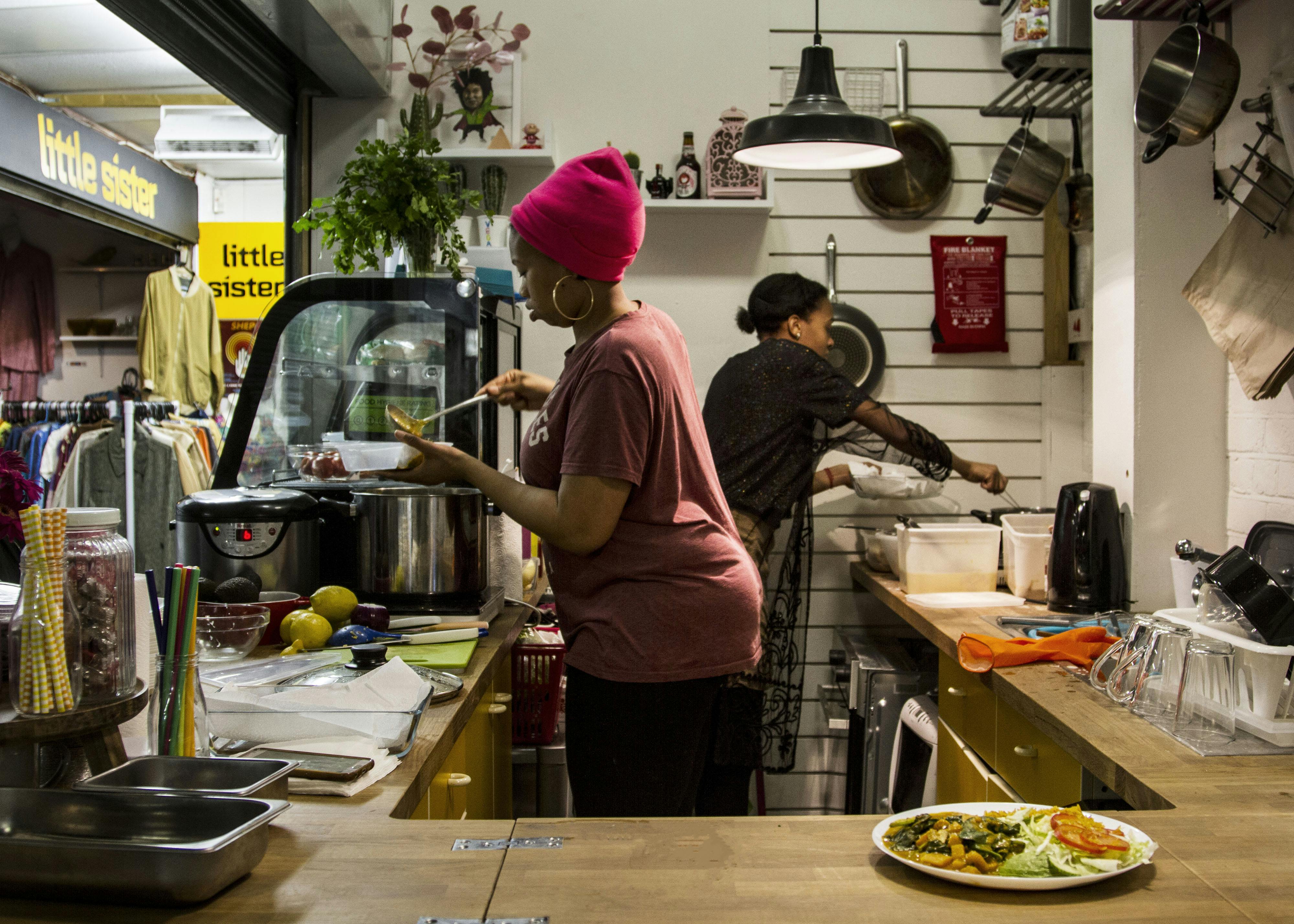 counter at deserted cactus