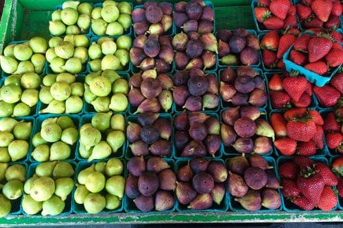 fresh fruit in aisle