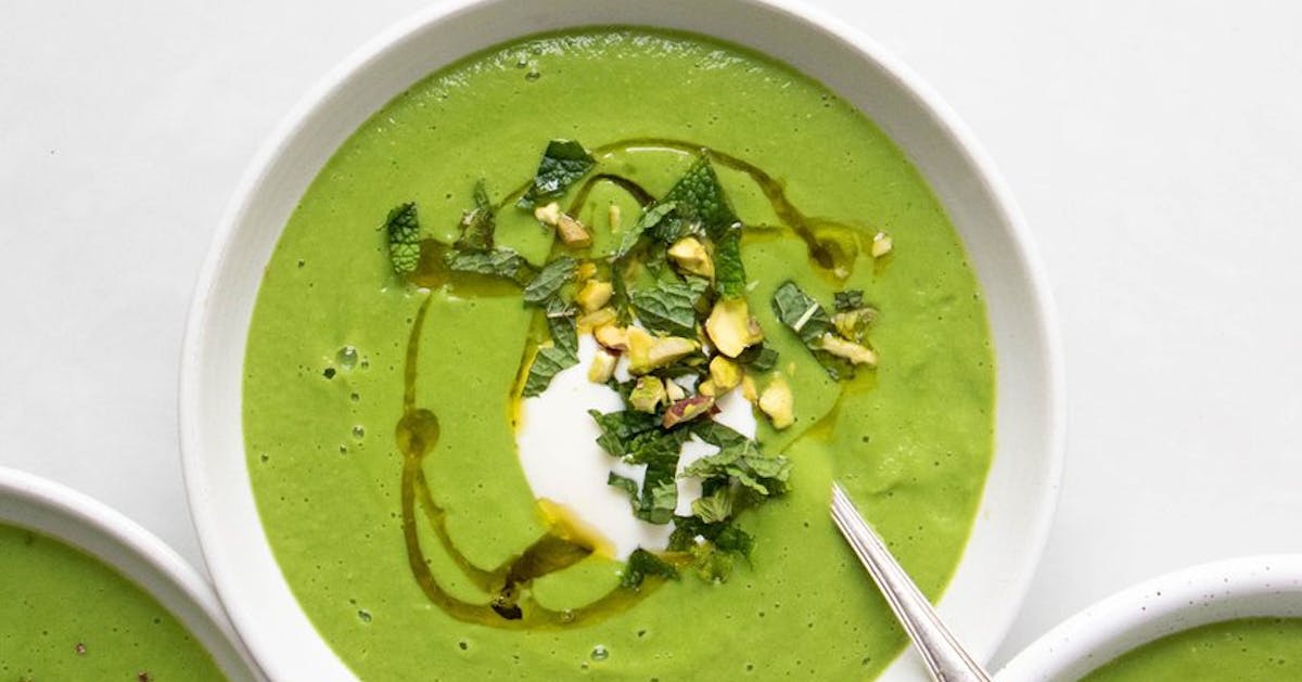 allplants | Chilled pea soup