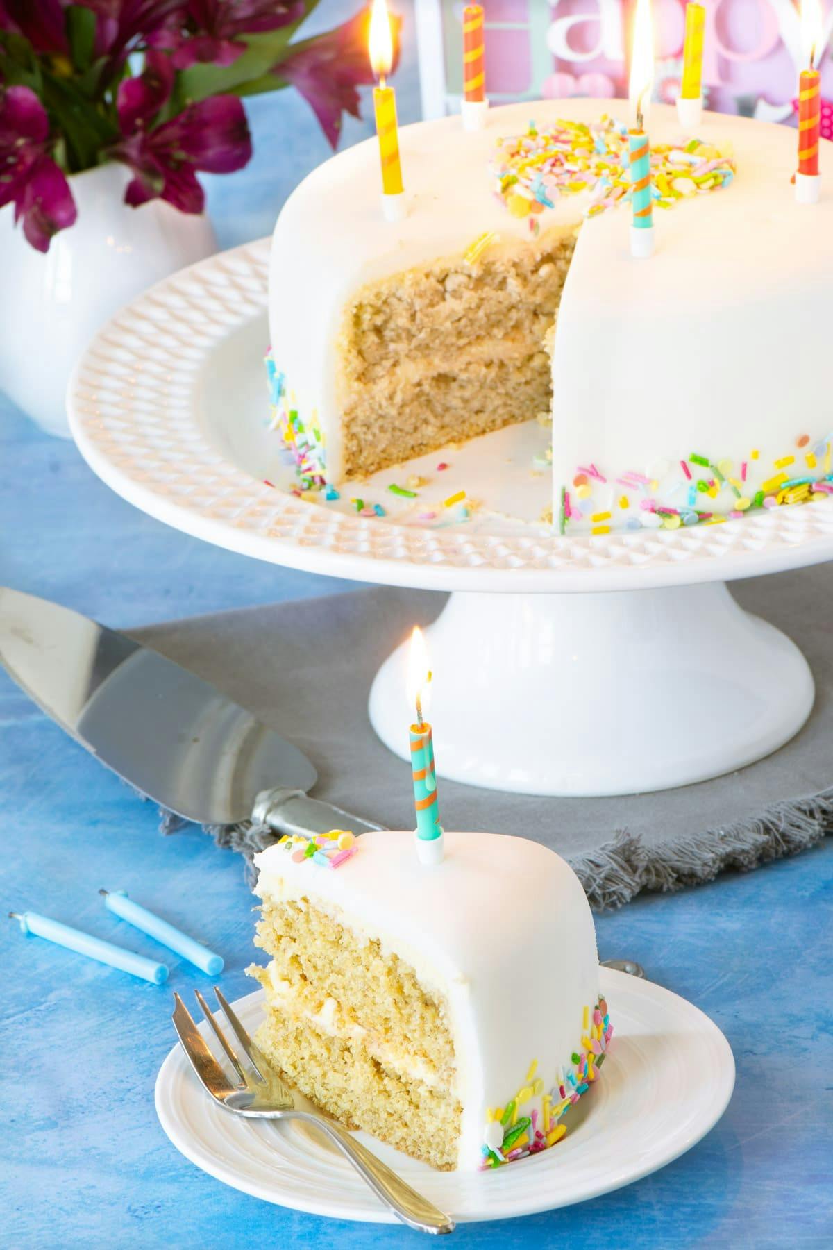 cake with a chia egg