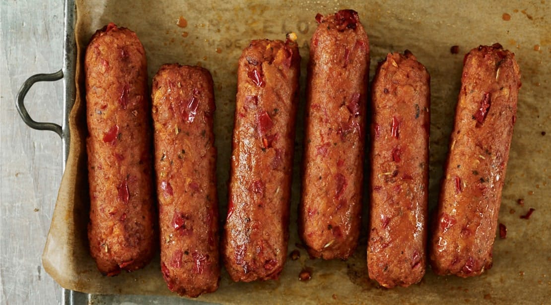 veggie sausages