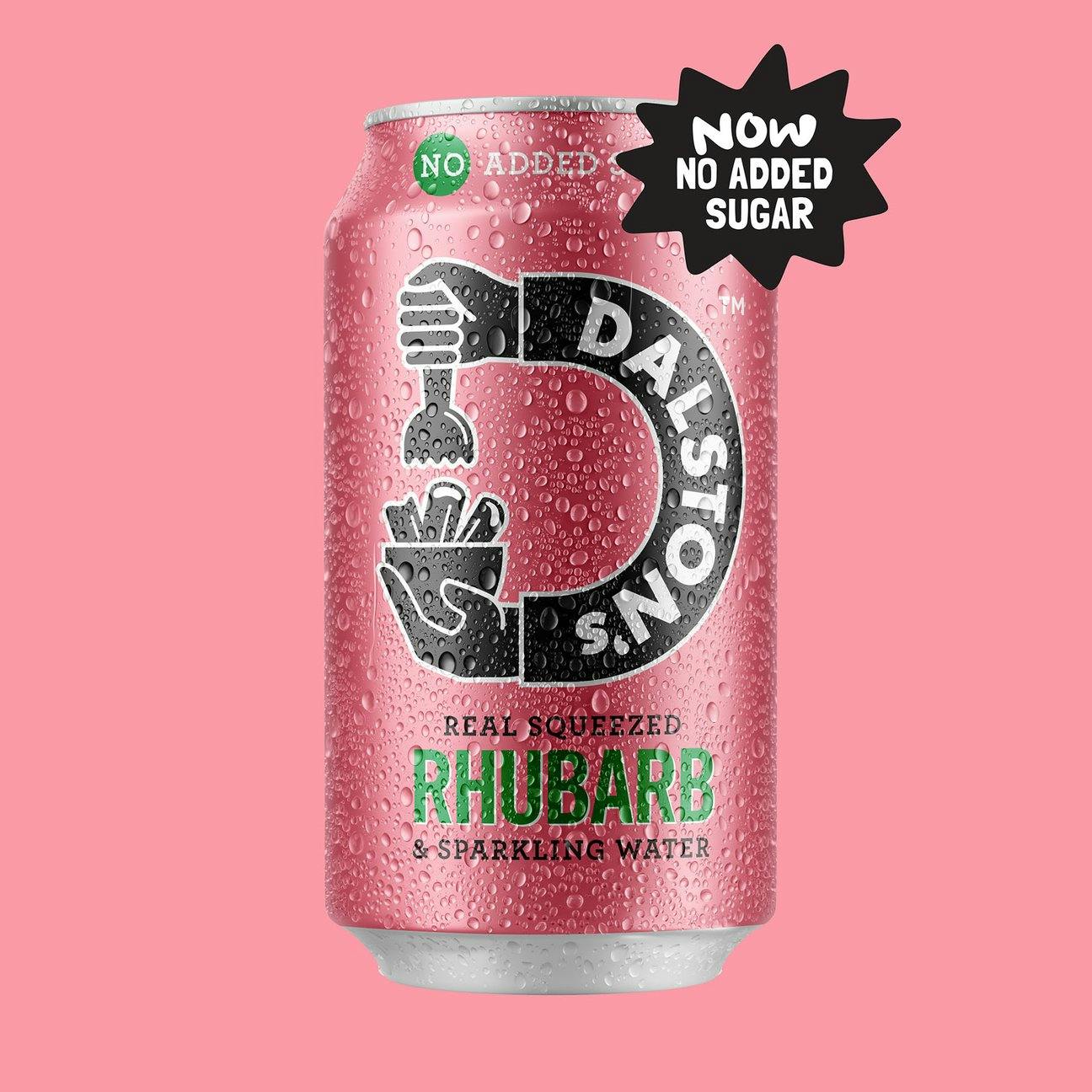 can of rhubarb drink