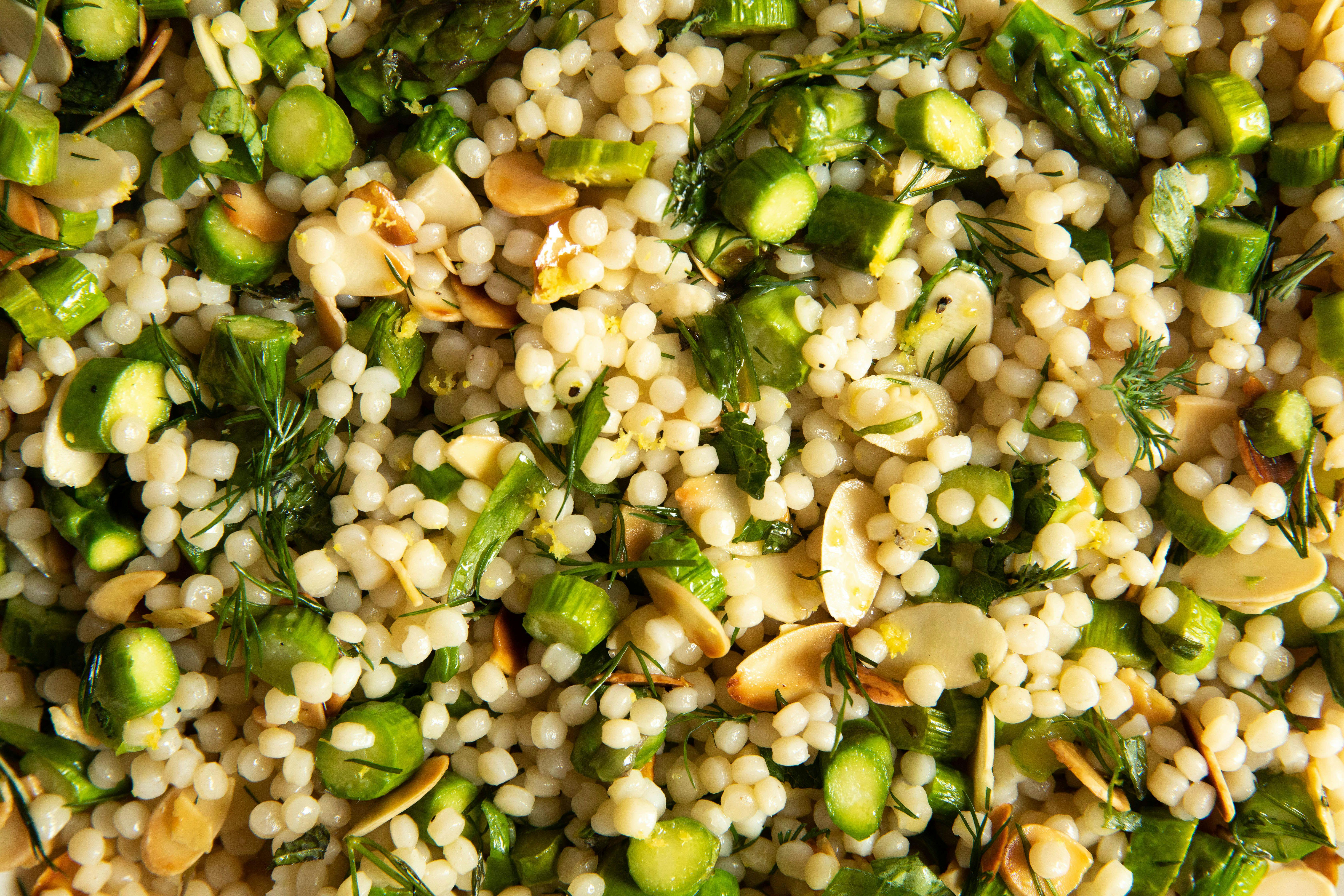 asparagus grain salad