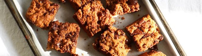 vegan peanut butter blondies 