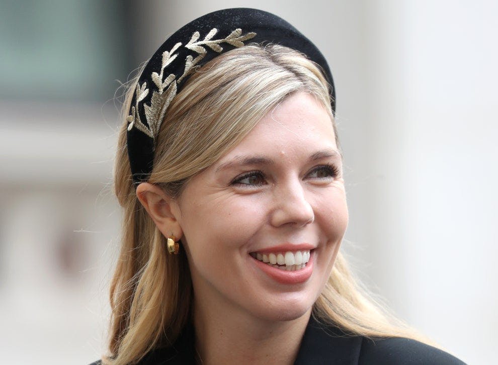 Carrie Symonds smiling