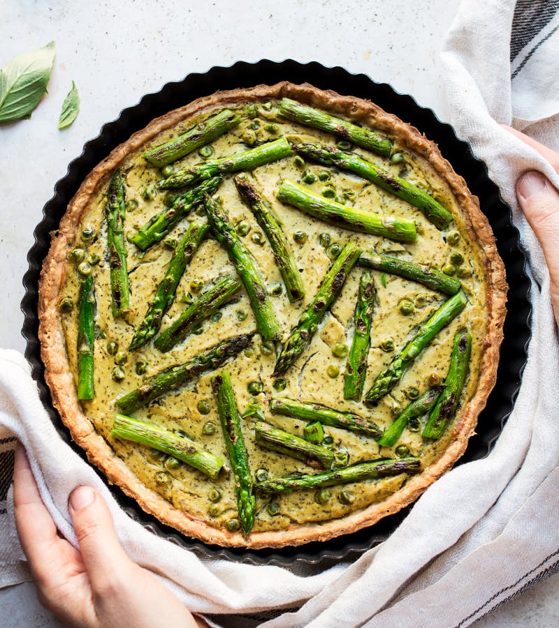 asparagus quiche