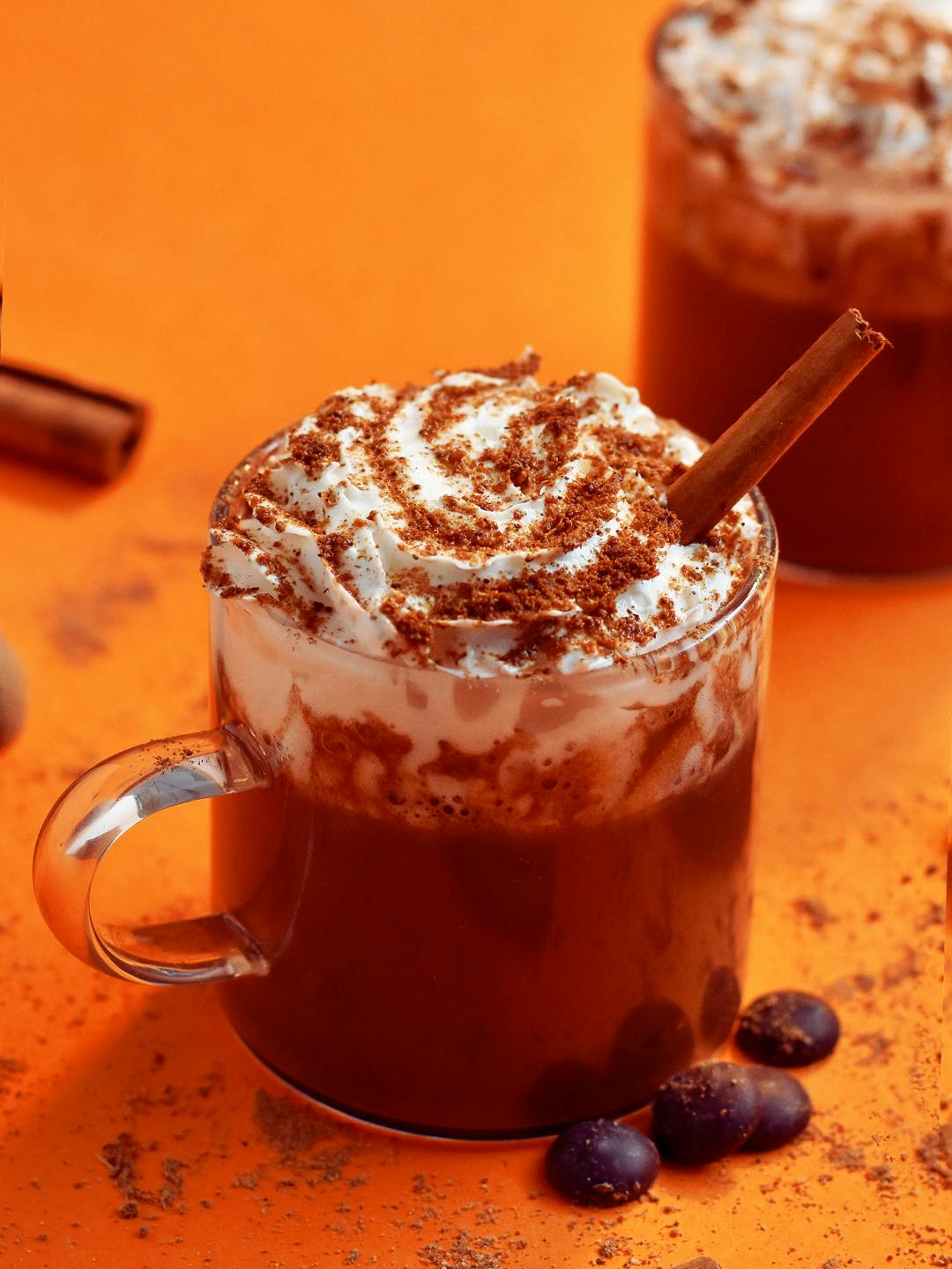 pumpkin spice hot chocolate 