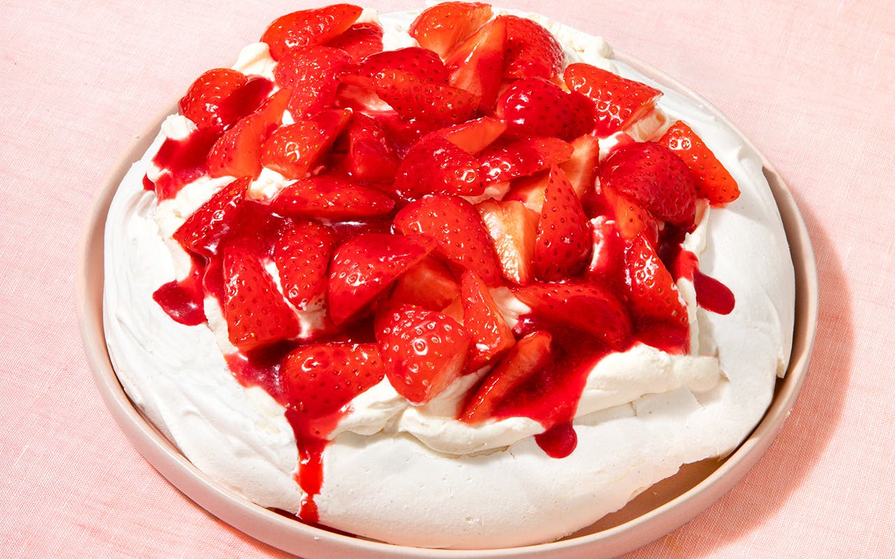 strawberry Pavlova