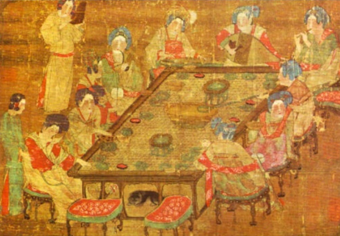 A banquet in the Tang Dynasty