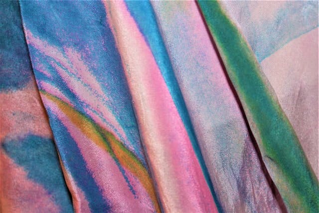 rainbow polyester fabric