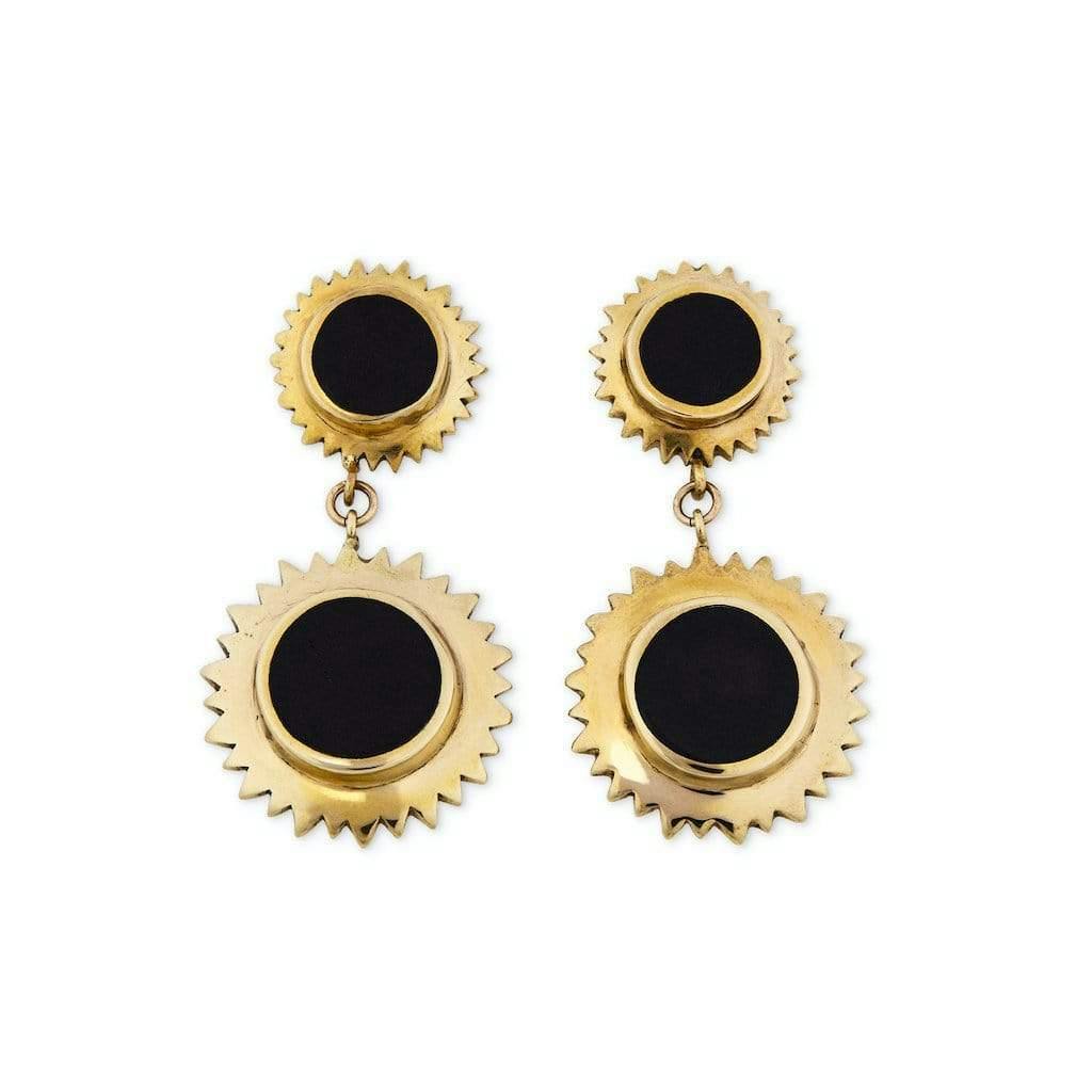 Yala golden earrings
