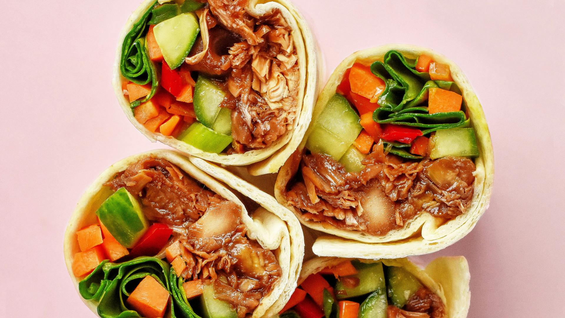 jackfruit adobo wraps