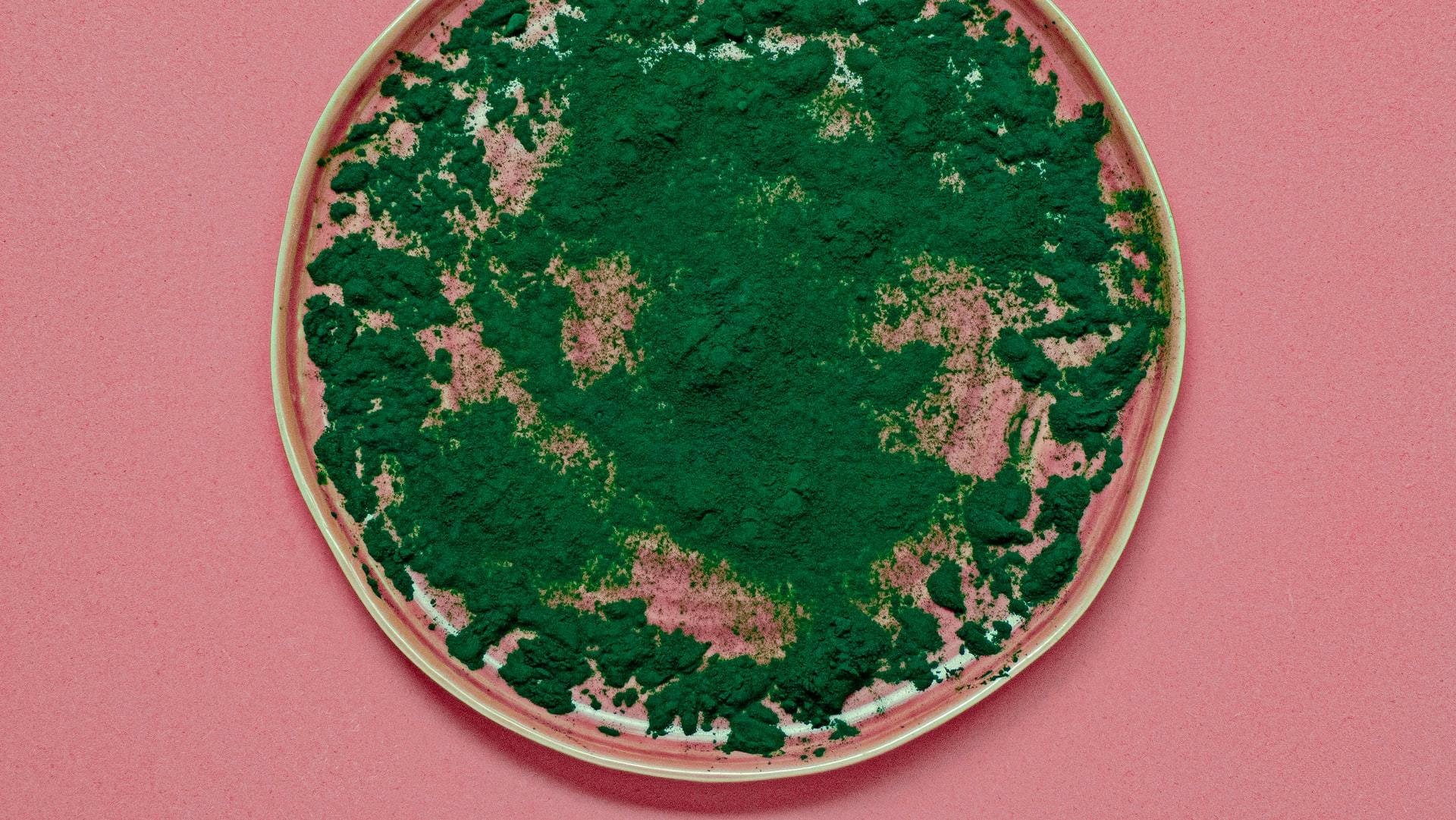 SPIRULINA ON A PLATE