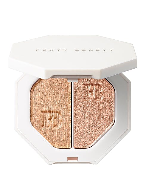 Fenty highlighter on white background