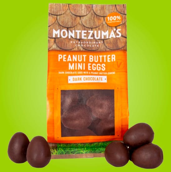 Montezuma's dark chocolate mini eggs