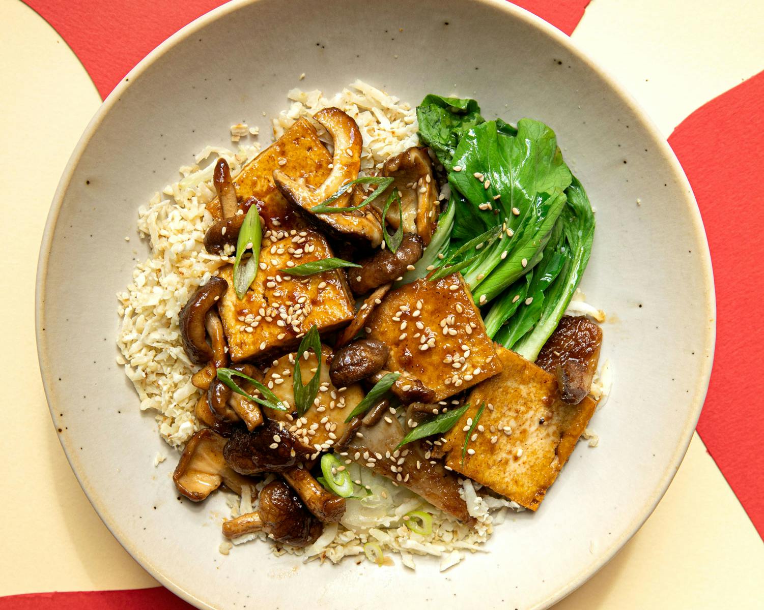 tofu and mushroom stir sfy