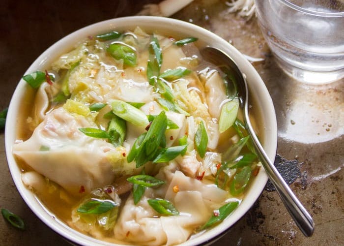Vegetarian Wonton Soup Recipe by Archana's Kitchen