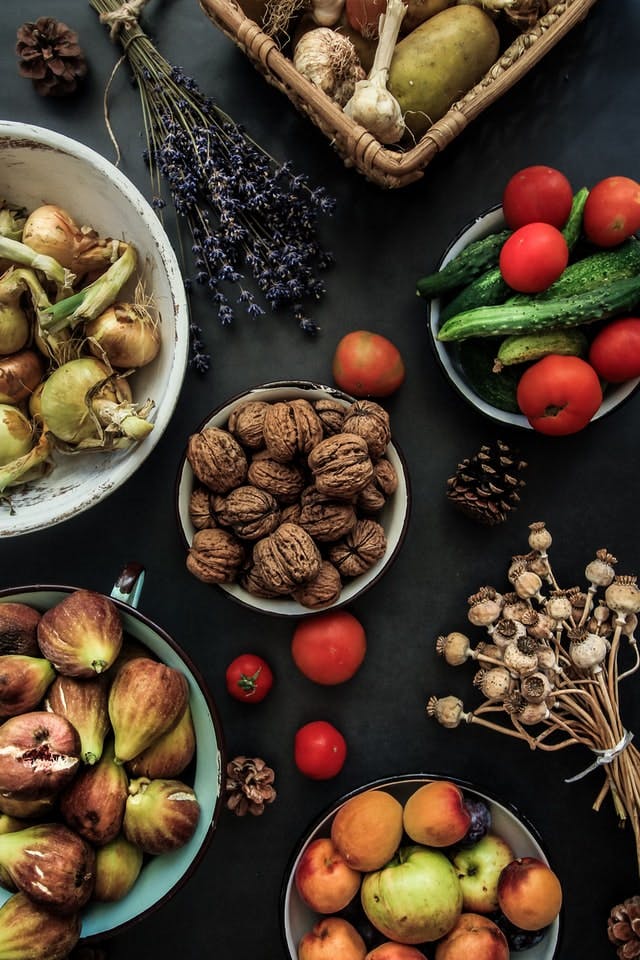 foraged produce