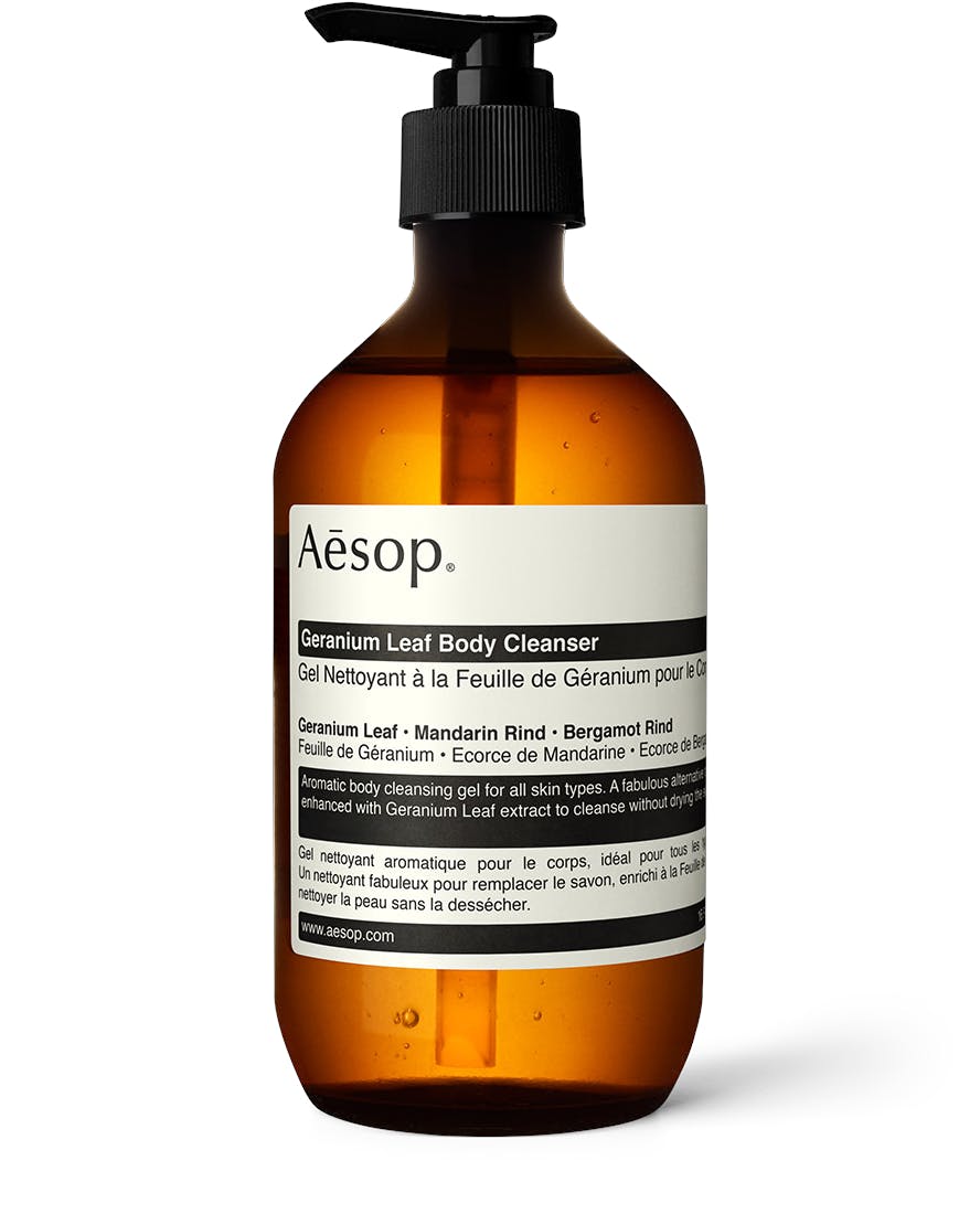 bottle of Aesop cleanser