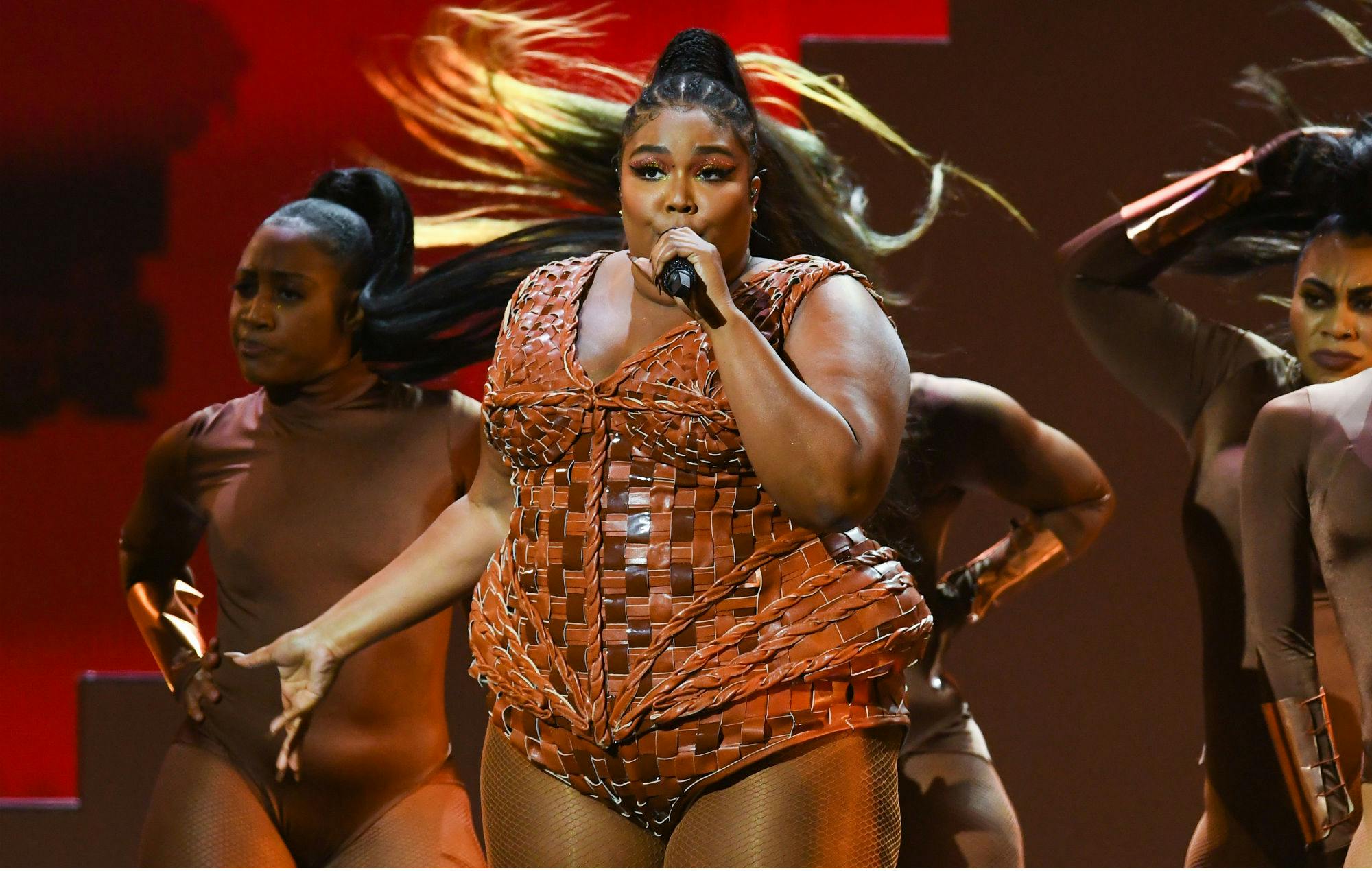 Lizzo performs