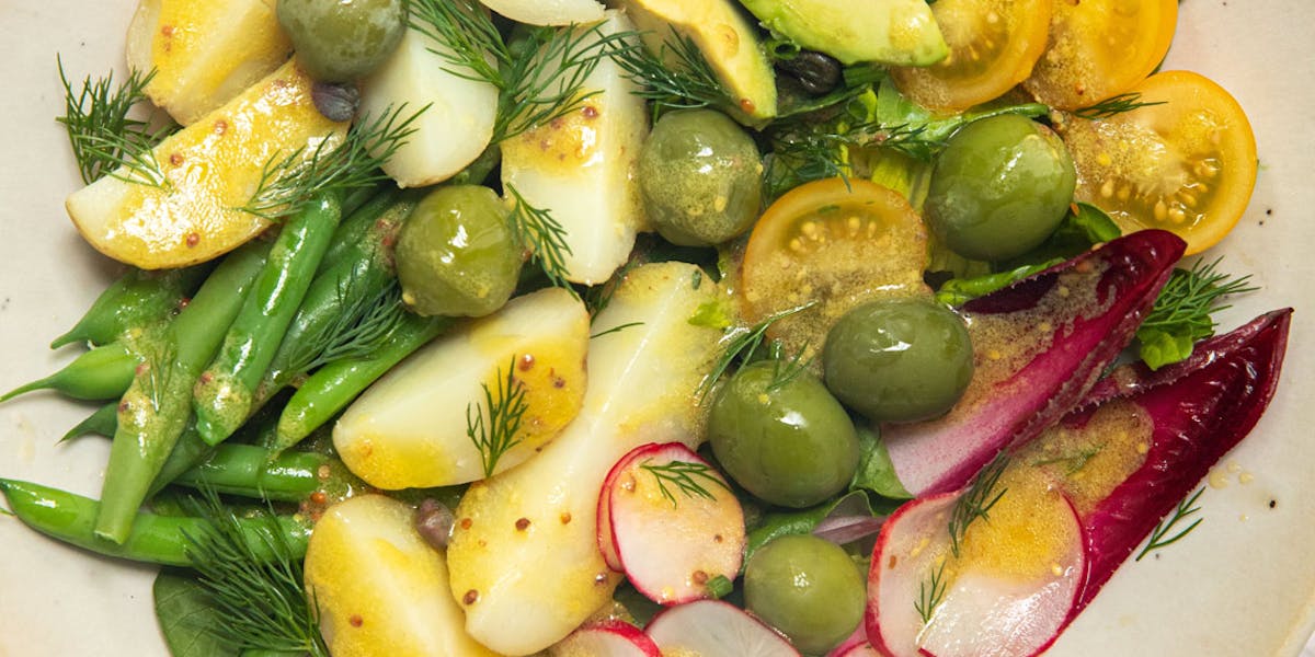 vegan nicoise salad