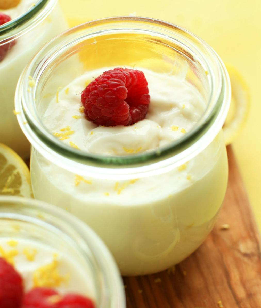 lemon curd pudding