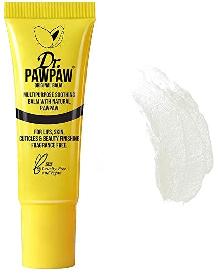 dr paw paw original clear lip balm yellow tube