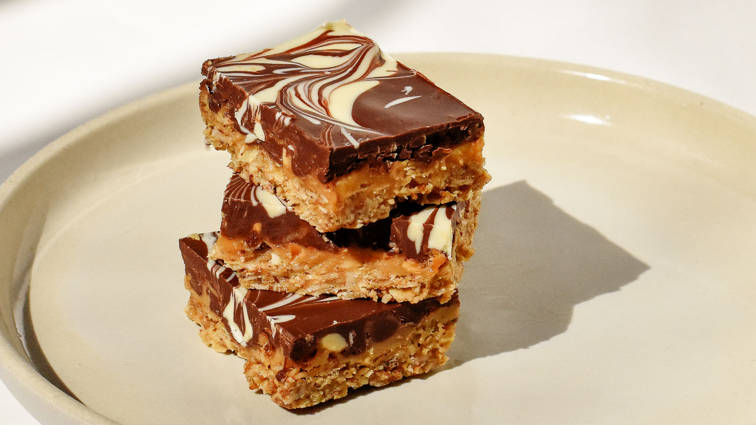 allplants Peanut Butter Millionaire Shortbread Bars