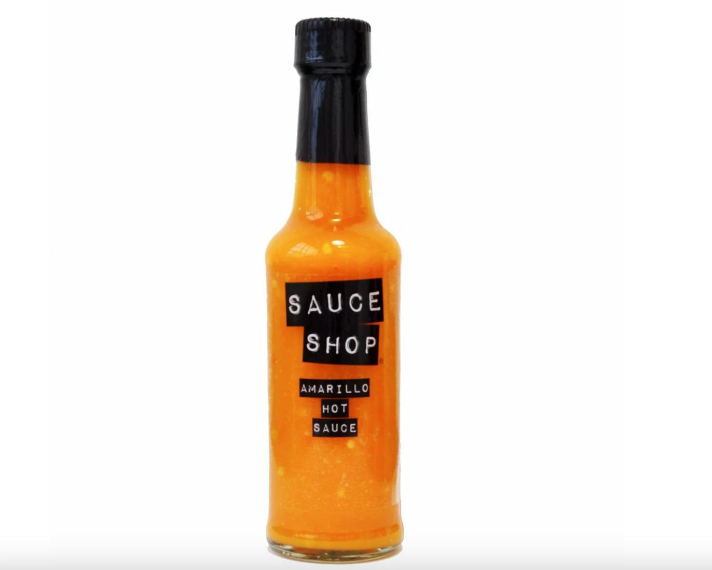 a bottle of hot sauce