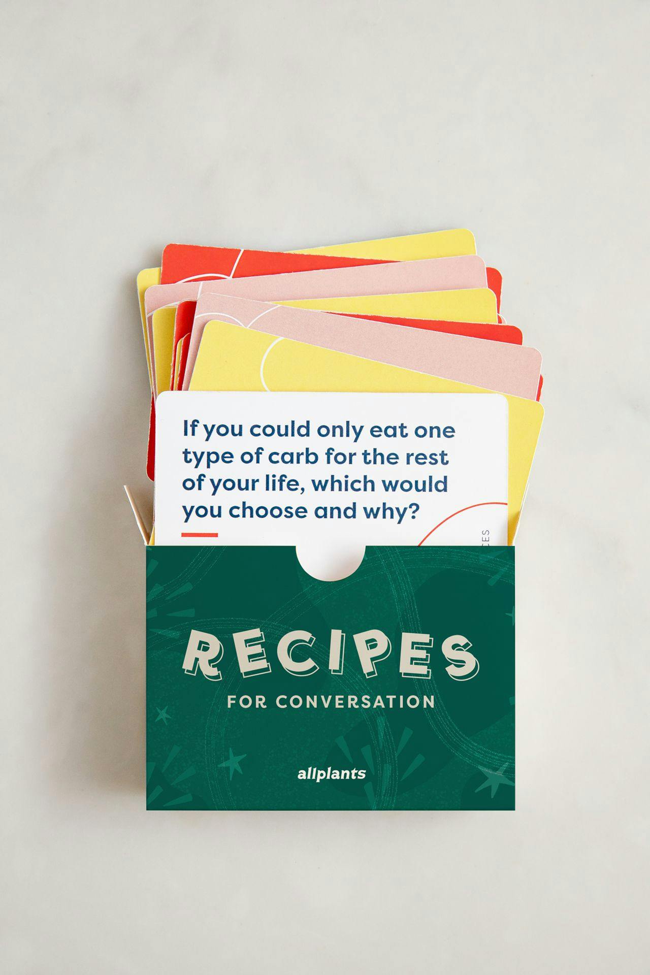 Recipe for conversation cards