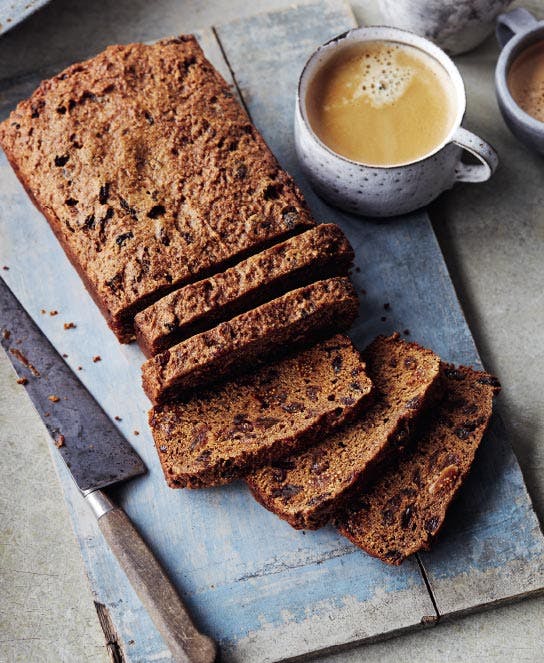 malt loaf and a cup of tea