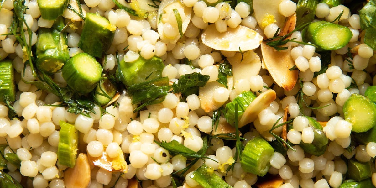 asparagus grain salad