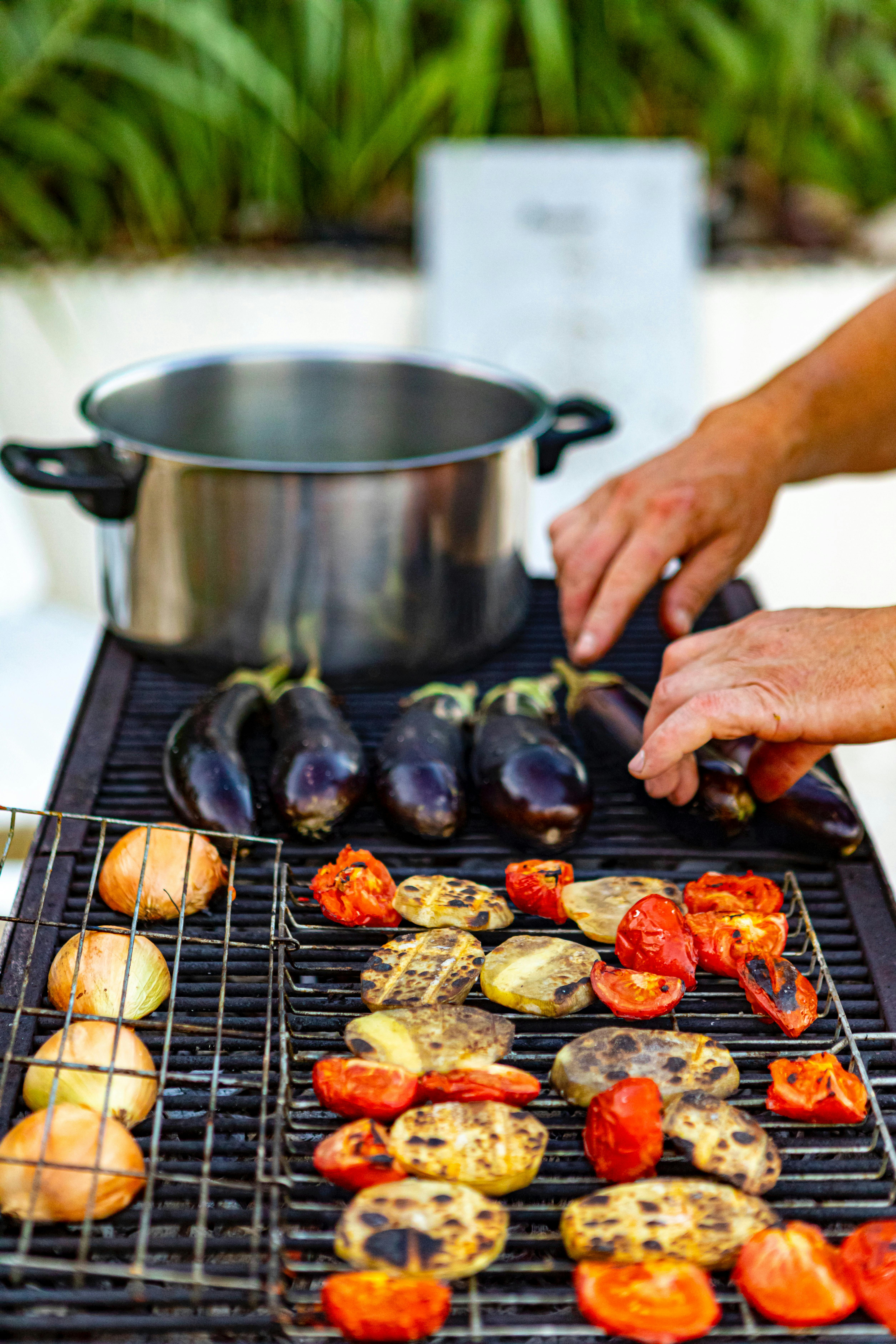 veggies on the bbq