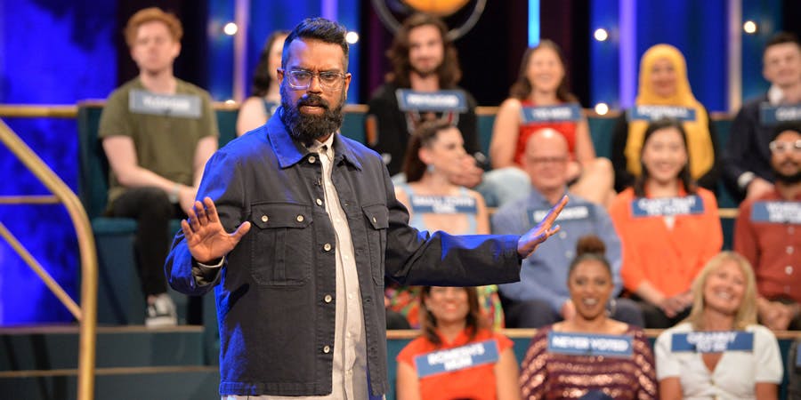 romesh on his tv show