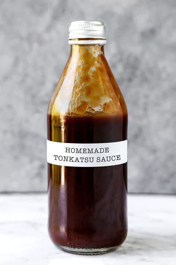 homemade vegan tonkatsu sauce