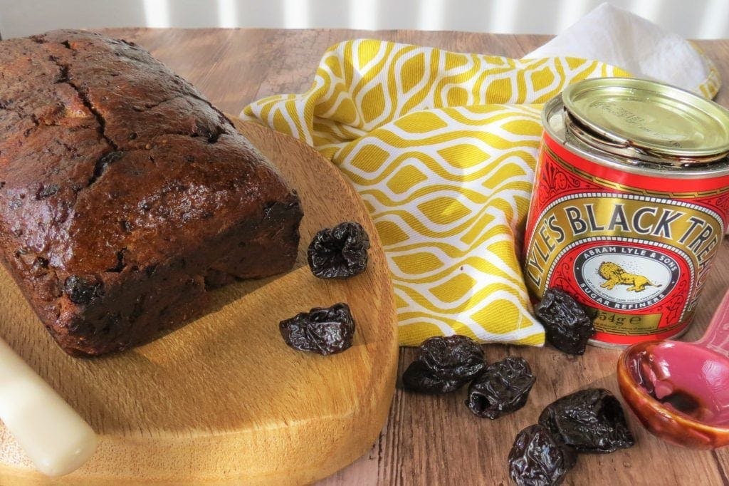 malt loaf and a tin of treakle 