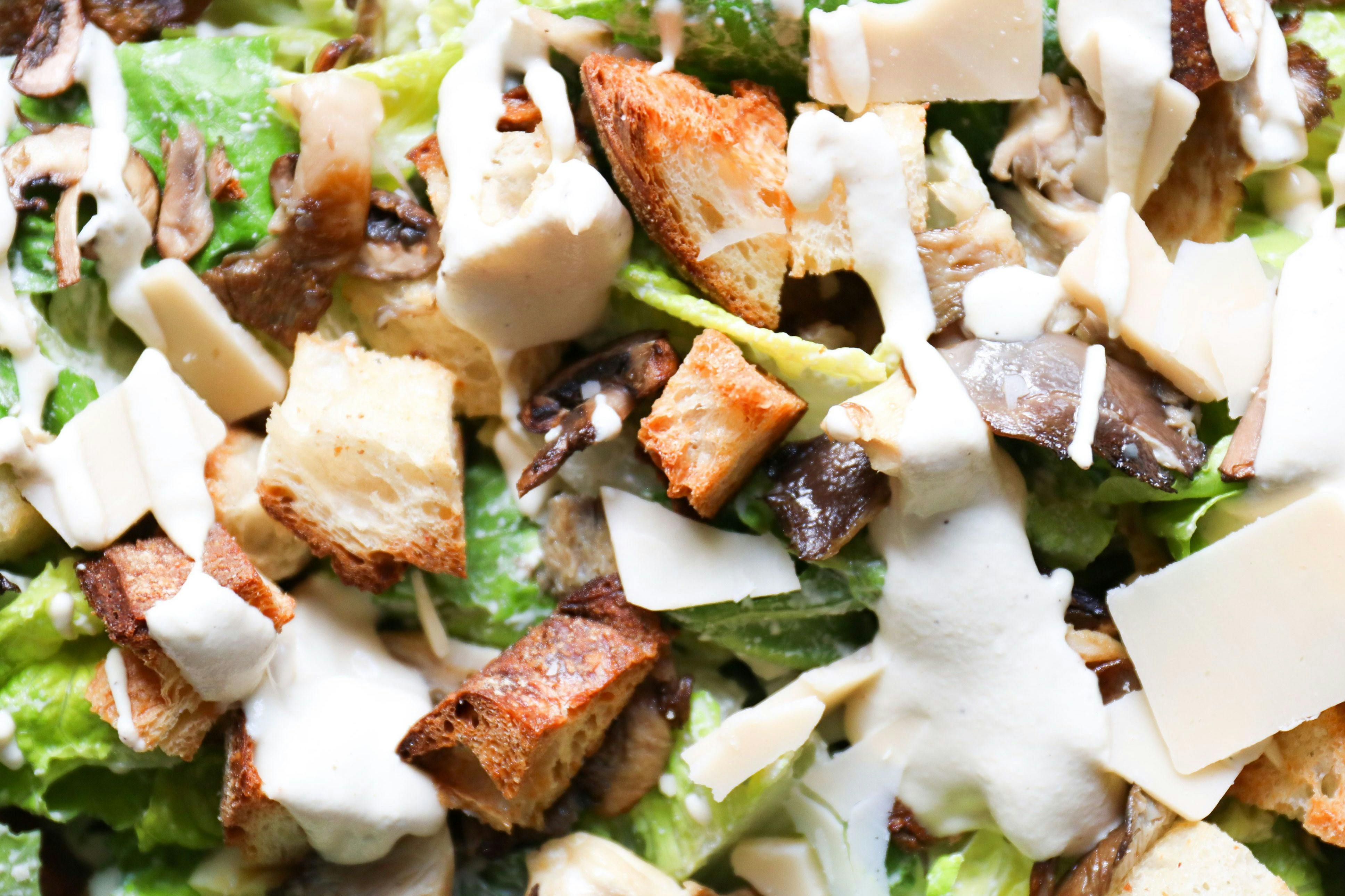 vegan caesar salad