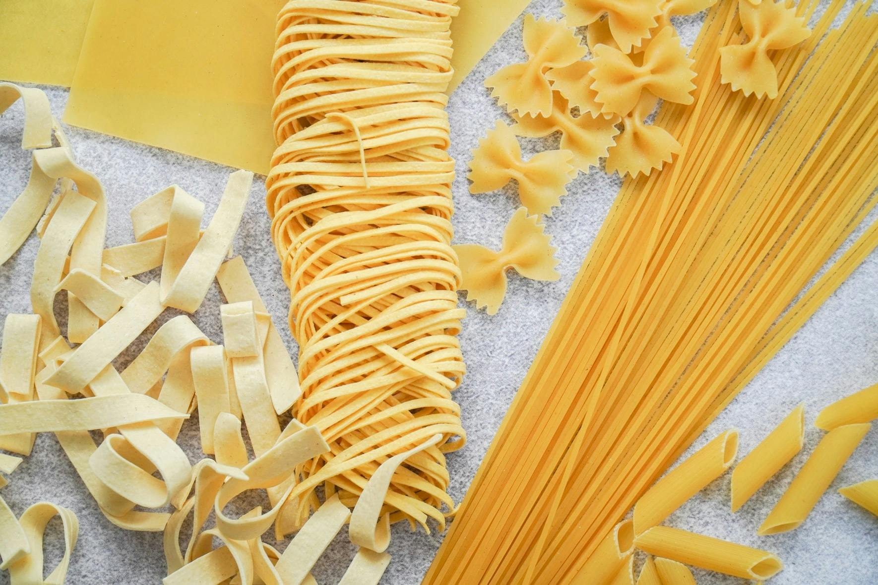 Types Of Pasta - Common Pasta Shapes And Sauce Pairings